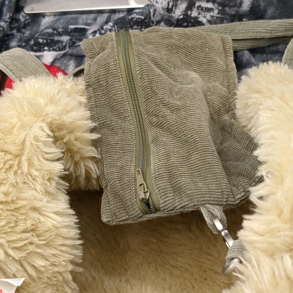 Fuzzy Nation corduroy and cloth bag Boxer